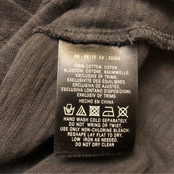 NWT ANTHROPOLOGIE VANESSA VIRGINIA Dark Gray Ruffle Detail Sleeveless Top - Picture 6 of 11